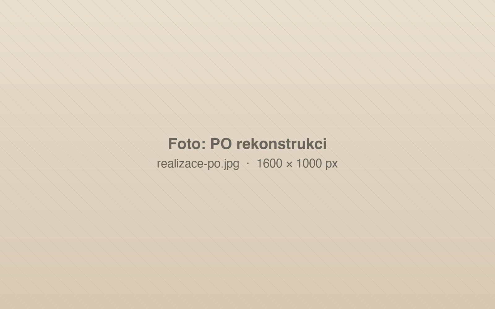 Kompletní rekonstrukce bytové jednotky — stav po rekonstrukci